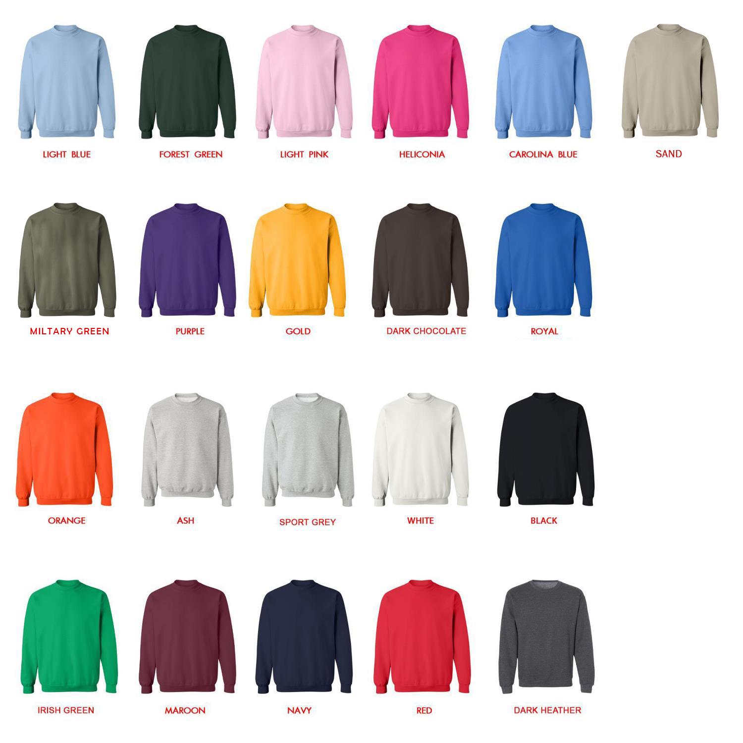 sweatshirt color chart - Lewis Hamilton Store