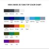 tank top color chart - Lewis Hamilton Store