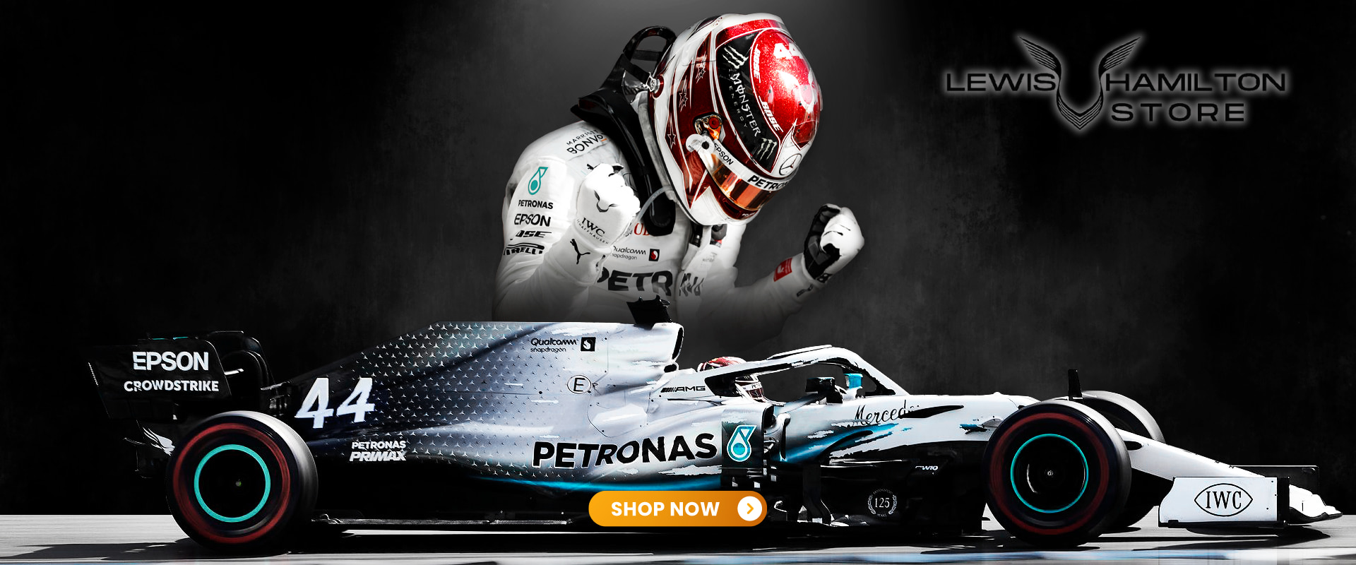 Lewis Hamilton Store Banner