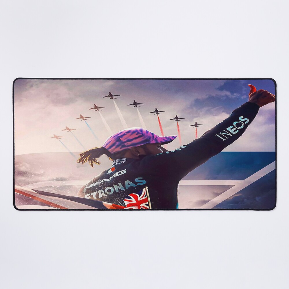 Flying Jet Flag Mouse Pad